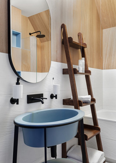 Современный Ванная комната by goro_da