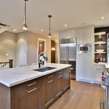 Open Concept Kitchen - Caesarstone