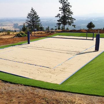 Backyard Beach Volleyball Court