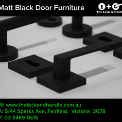 Matt Black Door Handles - Interior Doors