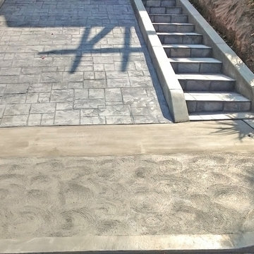 Custom Outdoor Steps--Slate Steps