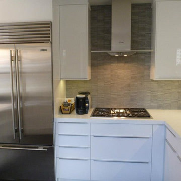 IKEA Kitchen Abstrakt White custom in Manhattan