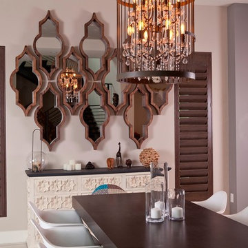Stunning Dining Room Shutters