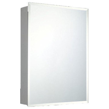 Residential Series Medicine Cabinet, 16"x22", Beveled Edge, Surface Mounted