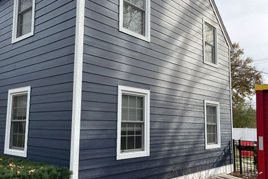 Garage Refresh with James Hardie Siding in Birmingham, Michigan