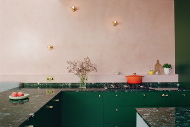 Design ideas for a contemporary kitchen in London.
