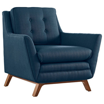 Gillian Azure Living Room Set Upholstered Fabric, 2-Piece Set