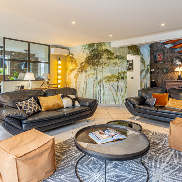 Rénovation de la pièce de vie d'une maison
