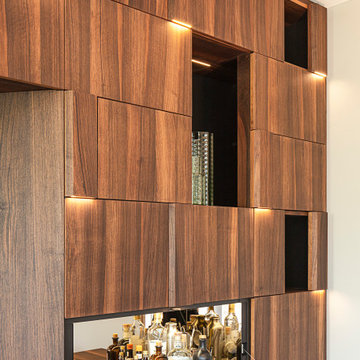 Multifunktionswand, Wohnwand, Katzenhotel