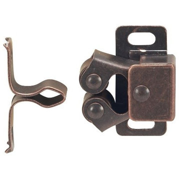 Hardware House Contractor Pack Roller Catch, 10-Pack, Brown