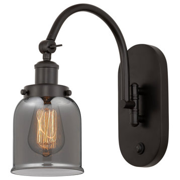 Bell Sconce, Oil Rubbed Bronze, Plated Smoke, Plated Smoke