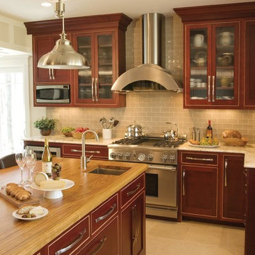 Wood Countertops with Sinks - It's WATERPROOF!