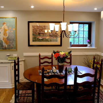 Farmhouse Kitchen Remodel | Rich Wood Accents & Expanded Chef’s Layout