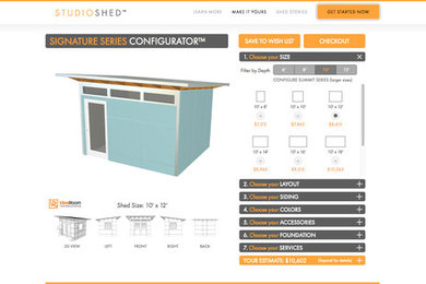 Studio Shed - Shed Configurator
