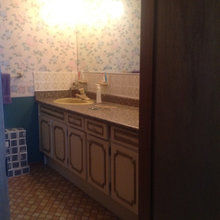 Bath Room Reno 2015 Before & After