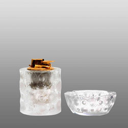 LALIQUE TOKYO ART DECO ASHTRAY & LIGHTER SET - Products