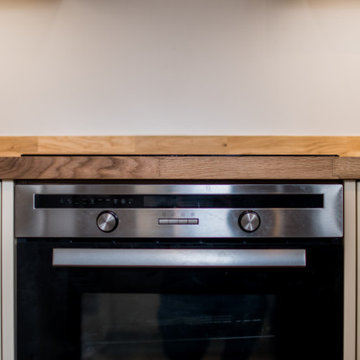 New White Handmade kitchen by The Autumn Kitchen.