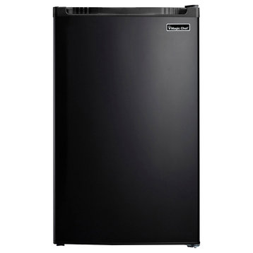 4.4-Cu. Ft.  Refrigerator With Full-Width Freezer Compartment, Black