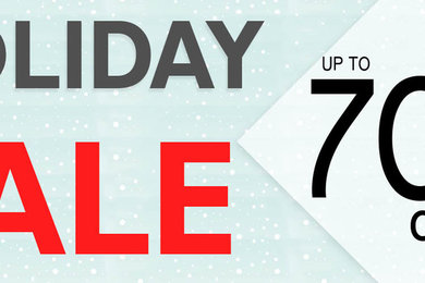 Holiday Sale: Get Upto 70% off