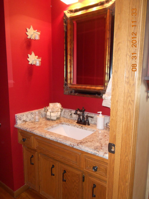 Old Half Bath...now, New Half Bath