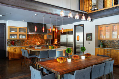 Inspiration for a rustic home design remodel in Other