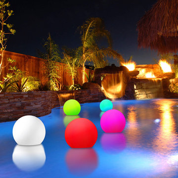 Floating Color Changing LED Spheres/Glowballs