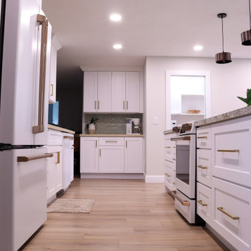 Elegant Kitchen with a Hidden Pantry