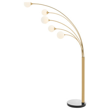 Anechdoche Gold LED Floor Lamp, 5 Lights