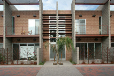 Example of a trendy exterior home design in Phoenix