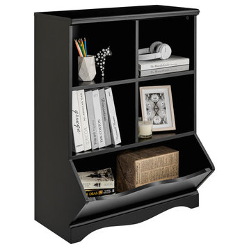 Danya B. Multi-Cubby Storage Cabinet, Black