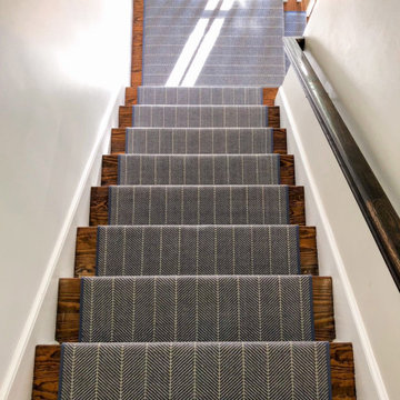 Beautiful Blue Stair Runner