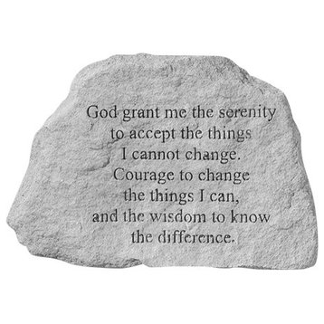 Great Thought Stone, "God Grant Me the Serenity to Accept"