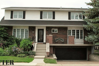 Inspiration for a timeless exterior home remodel in Montreal