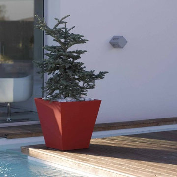Tapered Square Indoor-Outdoor Planter