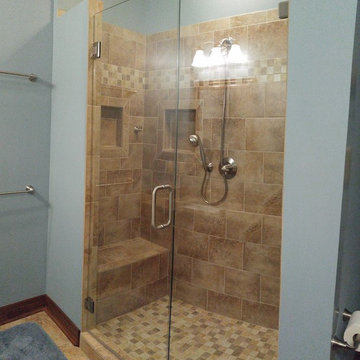 Another elegant bathroom remodel. Thanks to the Smith's for the blank canvas.