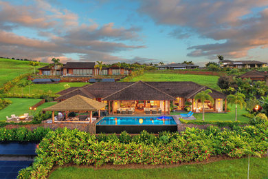 Inspiration for a contemporary pool remodel in Hawaii