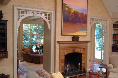 Family room - traditional family room idea in Nashville