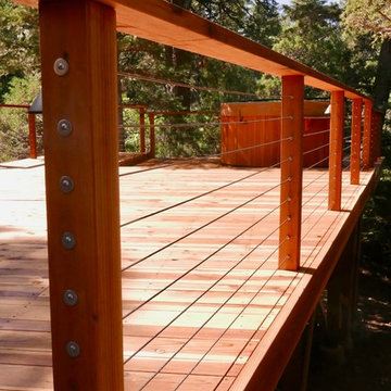 Redwood Deck in the Trees