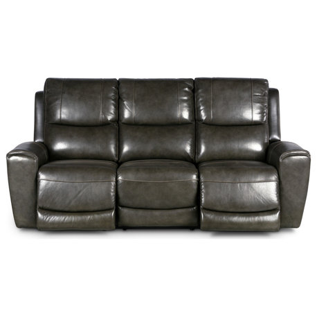 Laurel Power Reclining Sofa, Gray