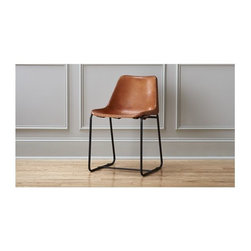 roadhouse leather chair | CB2 - Bar Stools And Counter Stools