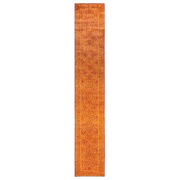 Mogul, One-of-a-Kind Hand-Knotted Area Rug Orange, 2'6"x15'10"