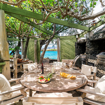 Oceanfront Peninsula Estate: Outdoor Gazebo Area