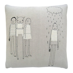 k studio - Rain Pillow - Decorative Pillows