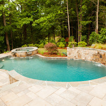 pool, hot tub, slide