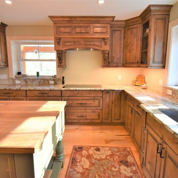 Rustic Knotty Alder Kitchen