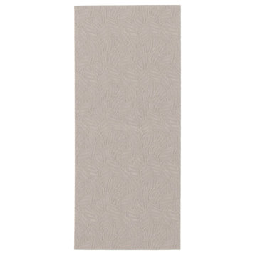eCarpetGallery Kitchen Bathroom Mat, Set of 2, 2'2" x 4'0", Light Grey