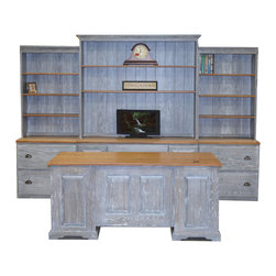 driftwood gray office - Home Office Furniture
