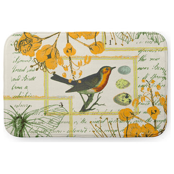 24" x 17" Singing Bird Bathmat, Mango