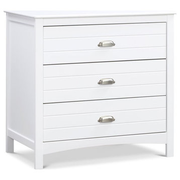 Namesake Nolan 3-Drawer Modern Wood Dresser in White