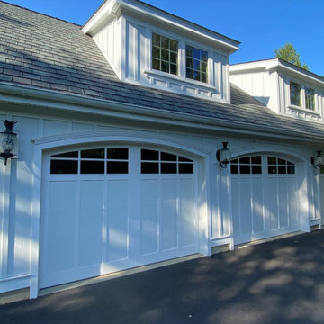 Siding Installation - James Hardie Board and Batten in Arctic White
